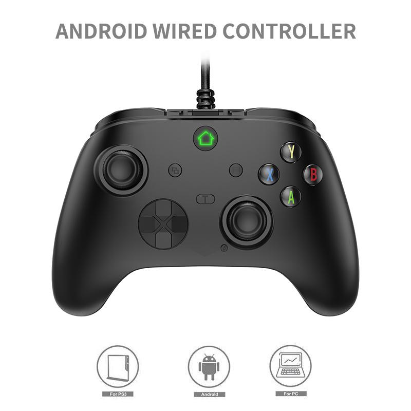 Для Andriod Проводной Контроллер Поддержка Мультиплатформенного Геймпада для PS3 / ПК / Смартфона Android / Джойстика Геймпада Steam