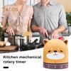 Мультяшный механический таймер Очаровательный внешний вид Компактный Батарея не требуется Простое управление Ручной таймер обратного отсчета