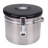 Coffee Canister 2.5L Airtight Stainless Steel Kitchen Food Storage Container with Lid Date Tracker Scoop for Grounds