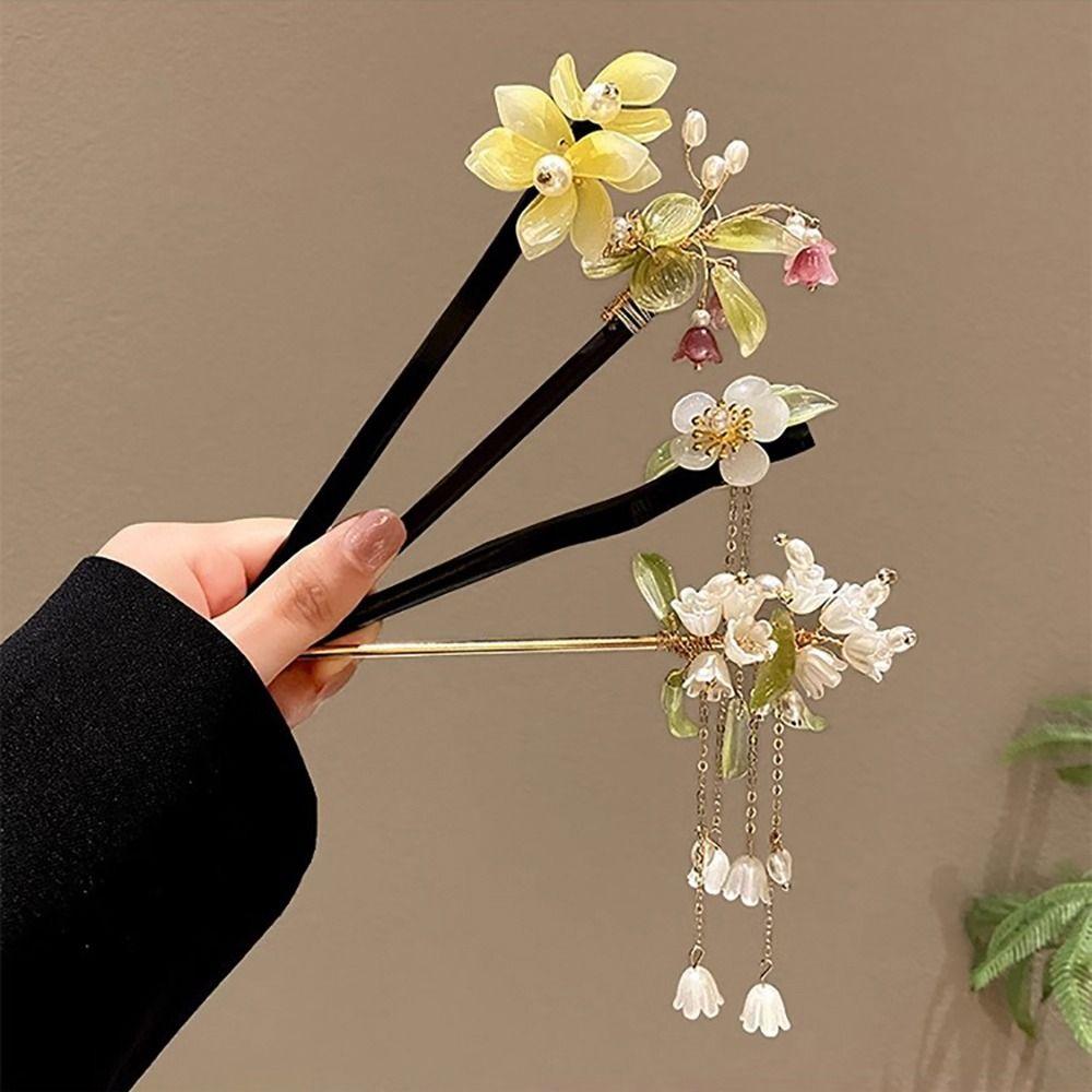 1 шт., заколка для волос, древняя китайская шпилька для волос, дворец Ханфу, вставка для волос, прочная палочка для волос