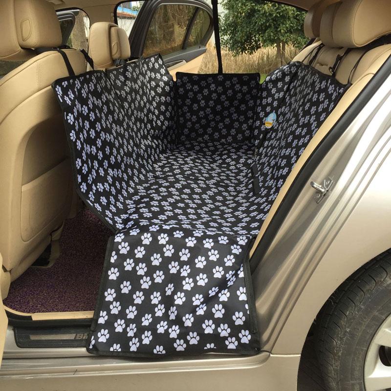 Dog Carriers Waterproof Rear Back Pet Dog Car Seat Cover Mats Hammock Protector With Safety Belt