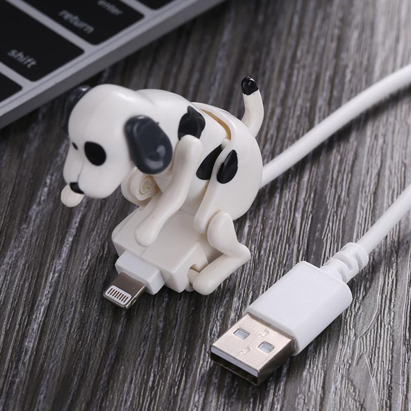 VAORLO Cute 'Sports' Dog Charging Cable For Micro Type-C IOS Support Data Transmission High Quality USB Fast Charge Cable