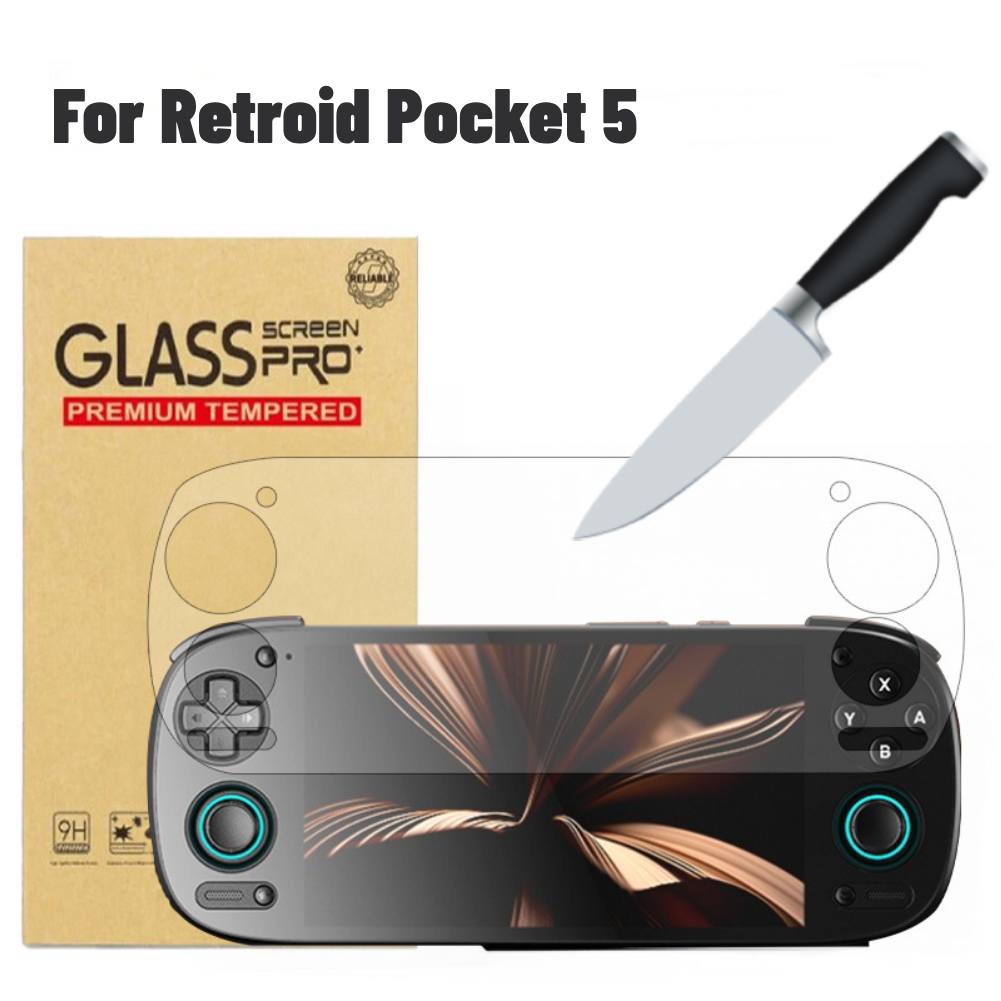 Для Retroid Pocket 5 Защитные пленки для экрана из закаленного стекла Защита от царапин 9H Защитная пленка для экрана игровой консоли Игровые аксессуары