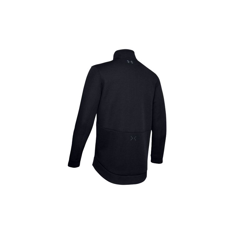 Under Armour SC Basketball Sports однотонная толстовка с высоким воротником, мужские топы, черные 1342981-001