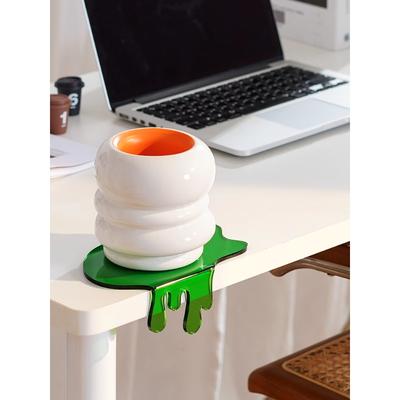 Подставка под чашку с рисунком в европейском стиле, термостойкая, утолщенная, для чашек и кружек