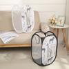 Folding Box Organize Pop Up Open Home Storage Dirty Sorting Mesh Laundry Hamper Laundry Baskets