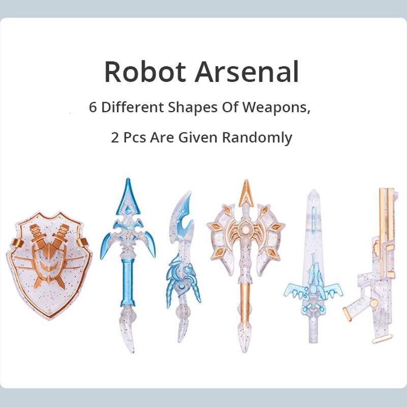 Blue Children's Collision Deformation Police Car Toy Boy Inertia Impact One-button Deformation Car