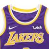 Nike NBA Basketball Jersey Los Angeles Lakers City Edition Fan Version Men Tops Purple AA7097-512