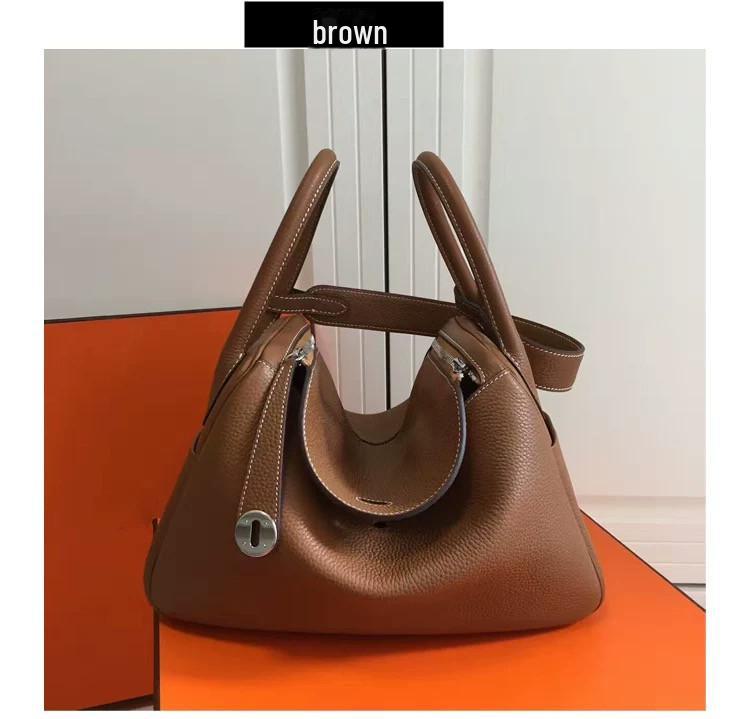 Мини-сумка Lindy 2025: Женская сумка через плечо и через плечо из коровьей кожи First Layer Lychee