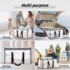 Extra Large Heavy Duty Moving Bags Clear Storage Bins with Lids Reinforced Handles Zippers for Clothes Dorms College Supplies