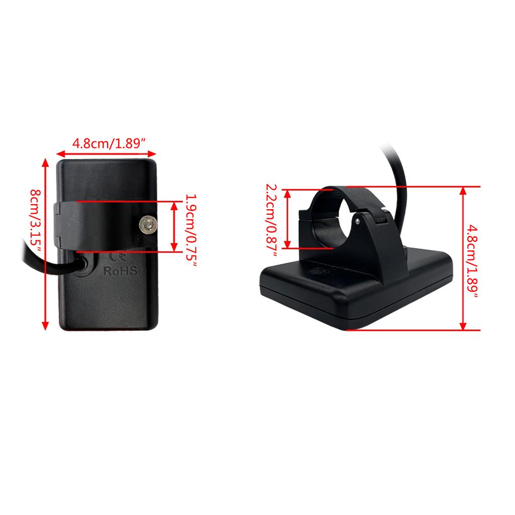 S866 Electric Bike LCD Display Panel E-bike 36V48V LCD Display 22.2mm IP65 SM Plug Electric Bike Controller Parts