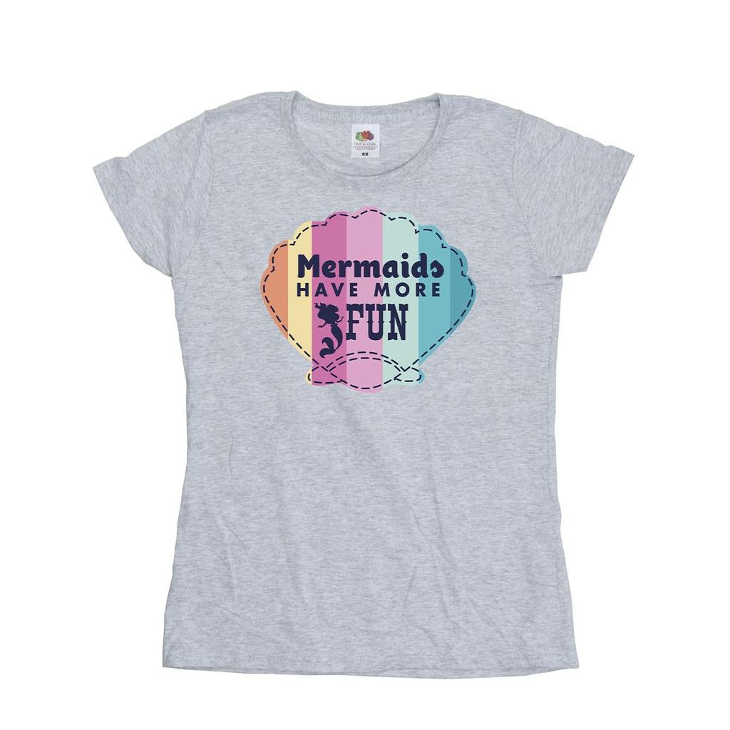 Disney Womens/Ladies The Little Mermaid Fun Cotton T-Shirt