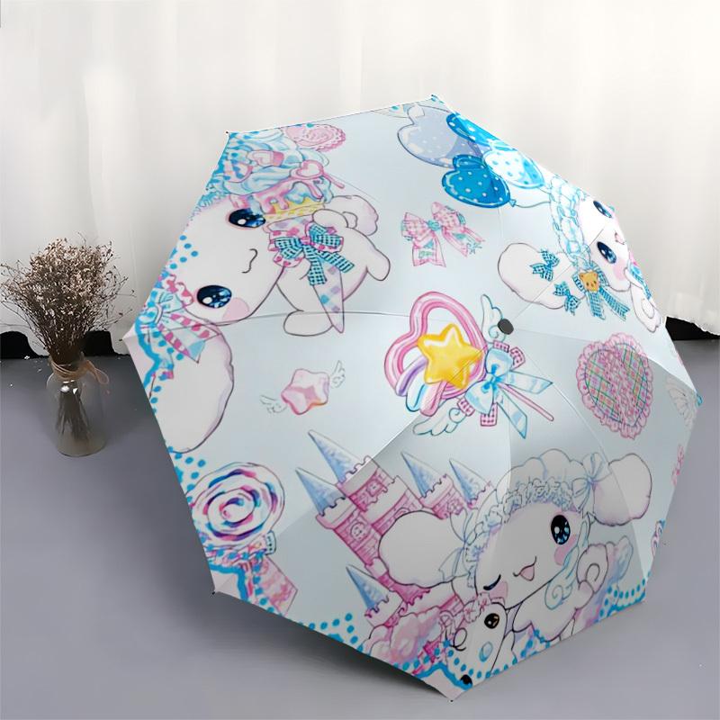 1pc Cute Bunny Fantasy Land Umbrella with Plastic Handle,Suitable for All Seasons Home Travel Outdoor UmbrellaSanlio616