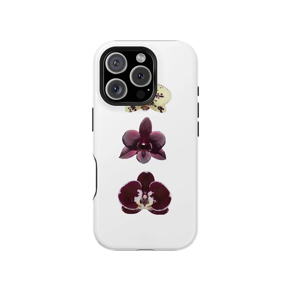 Роскошный чехол Clmj Hana bloom для iPhone 17 16 15 14 13 12 11 X XS XR Air Pro Max Plus Двухслойная задняя крышка