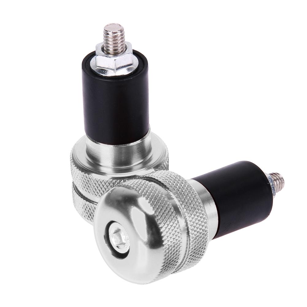 7/8" Мотоциклетный руль Ручка Торцевые заглушки Алюминиевые заглушки Мото Руль Торцевой Грузик Слайдер Стопор Стопор Аксессуары для мотоциклов