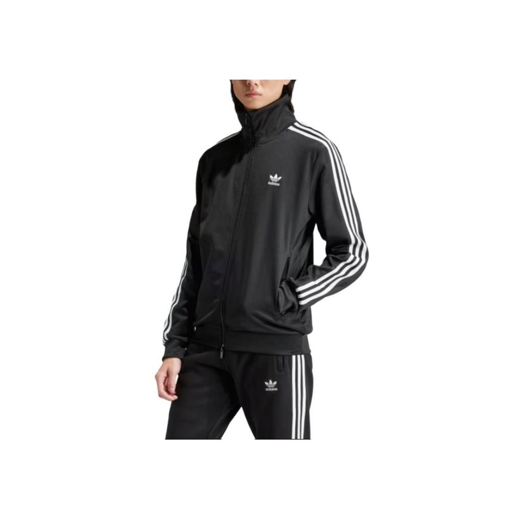 Adidas Adicolor Classic Beckenbauer Track Top (Размеры KR) Черная мужская уличная одежда IY8077