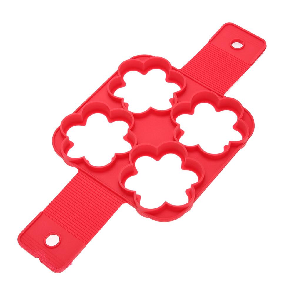 7 отверстий блинное яйцо кольцо чайник силиконовый антипригарный кухонный инструмент для приготовления пищи