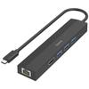 Hub USB 3.0 - Hama - 6 Ports - Charge Rapide - Ultra HD 4K - Gigabit Ethernet