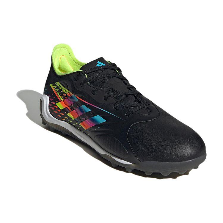 adidas Copa Sense.1 TF Al Rihla Pack — черные мужские кроссовки Core-черный ярко-голубой Team-солнечно-желтый HR1853