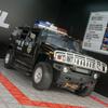 Моделирование H2 Полицейская машина Модель сплава Автомобиль Украшения Back Force Звук и свет Игрушечная машина общественной безопасности Дети