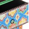 Hand Painted Nightstand 40 x 30 x 50 cm Solid Mango Wood