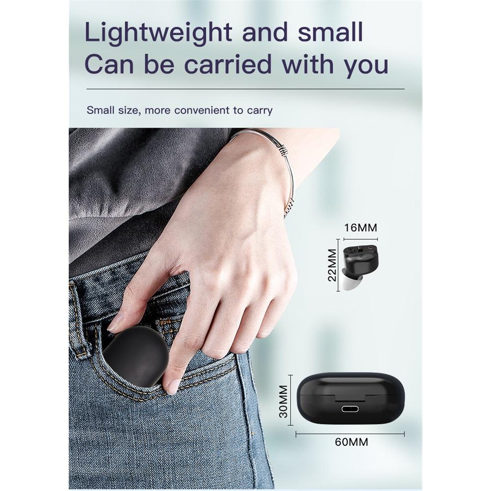 Пожилой слуховой аппарат Bluetooth внешний вид усилитель звука магнитная зарядная камера звуковой коллектор