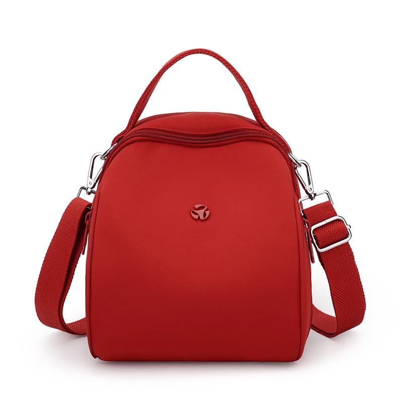 Женская многофункциональная сумка через плечо кроссбоди однотонная сумка-тоут дорожная сумка нейлоновый маленький рюкзак