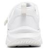 Skechers Девочки Синтетическая кожа Липучки Легкие Универсальные Классические Спортивные Туфли Амортизирующие Удобные Школьные Кроссовки 302644L-WHT