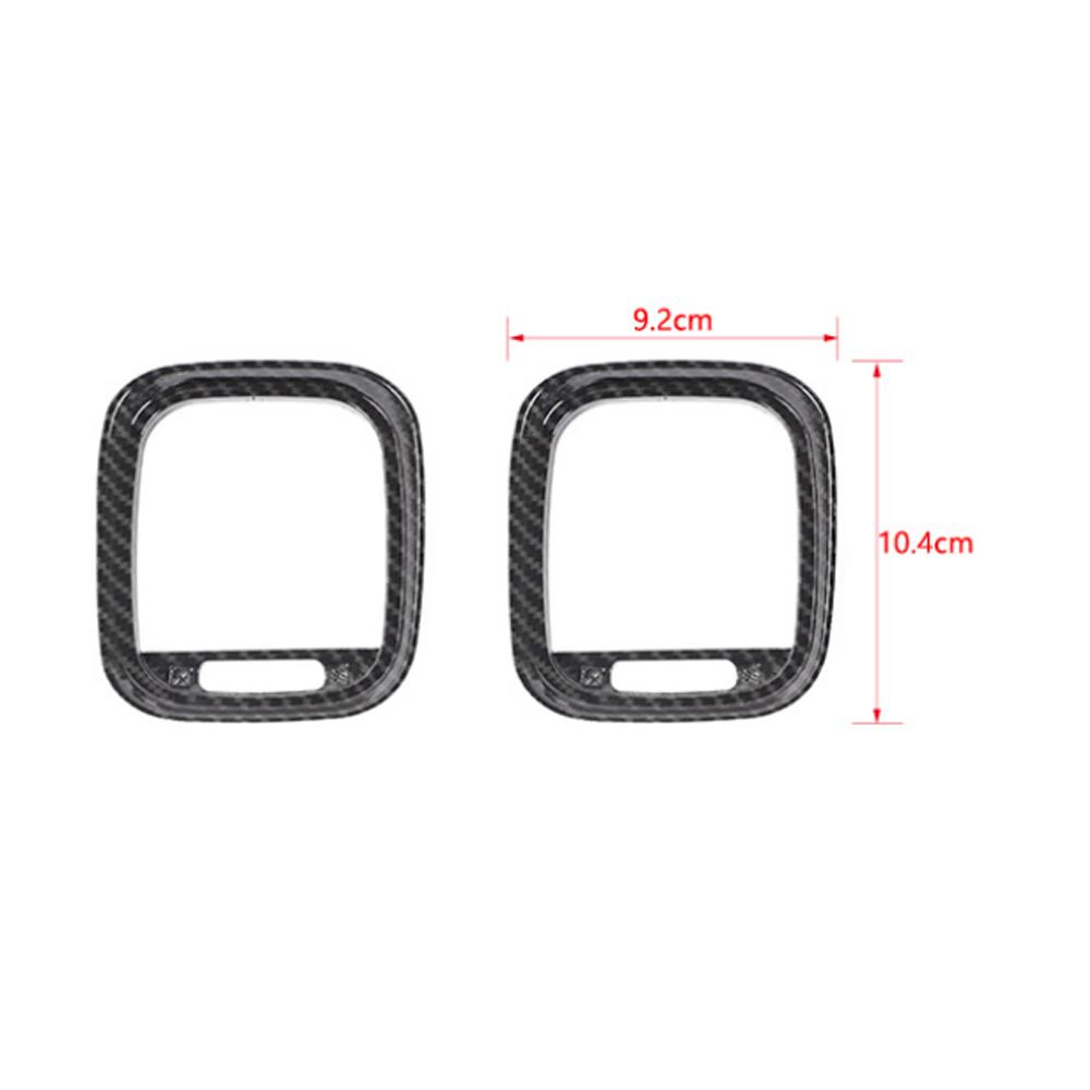 Приборная панель автомобиля, боковая декоративная крышка для кондиционера, наклейка для Dodge Charger 2015-2022, автомобильные внутренние молдинги