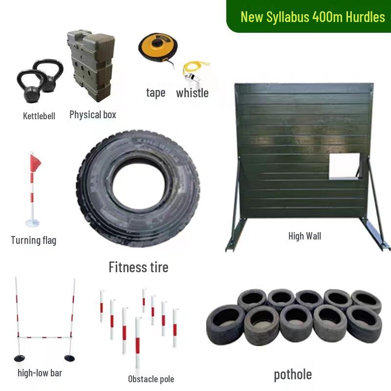 Junyi 400m Outdoor Obstacle Course Training Equipment