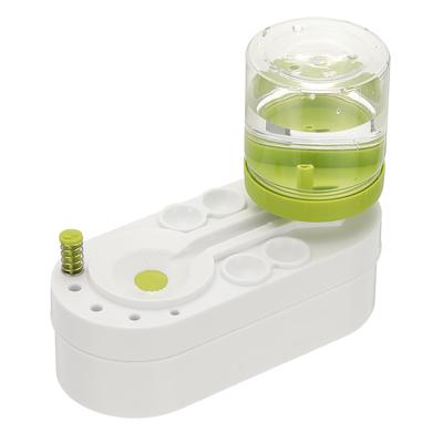 YOKIVE Мойка для акварельных кистей с бело-зеленым резервуаром для воды, Художественные принадлежности