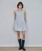 Marot Balloon Mini Dress_Gray