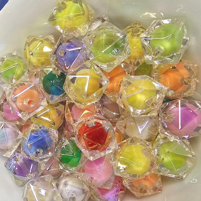B167 Бусины смешанных цветов разных стилей - Идеально подходят для рукоделия - Ожерелье и акрил - Идеально подходят для проектов рукоделия