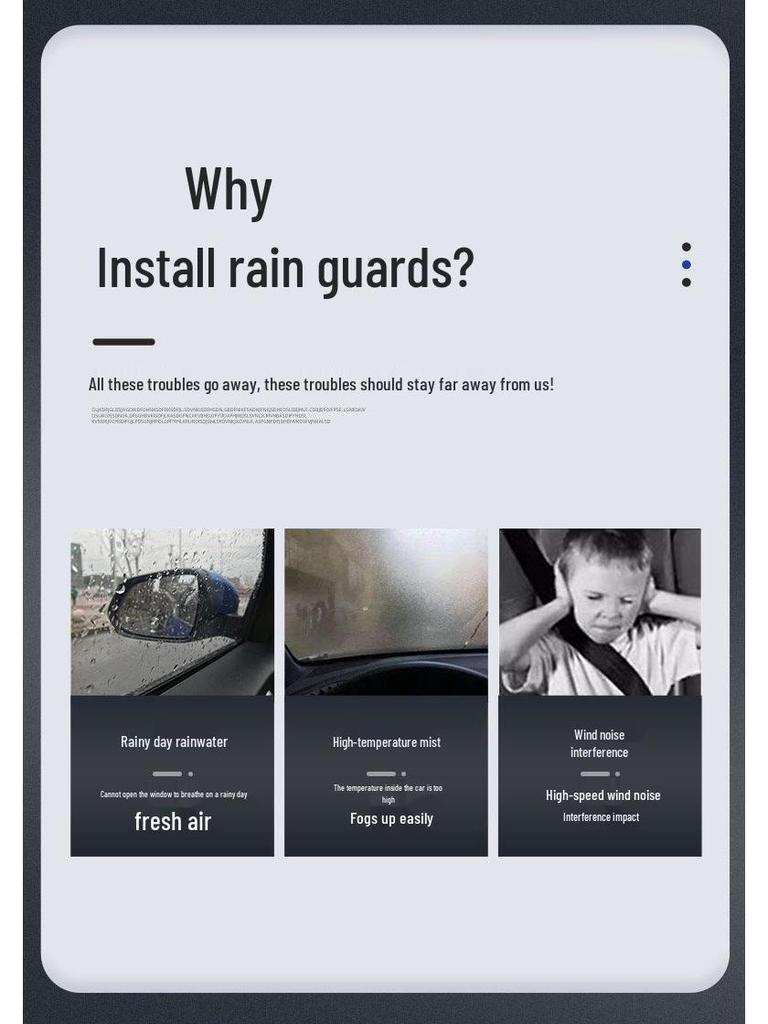Дефлекторы на окна Isuzu D-MAX: Толстые дефлекторы окон для сильного дождя, аксессуары для индивидуальной модификации