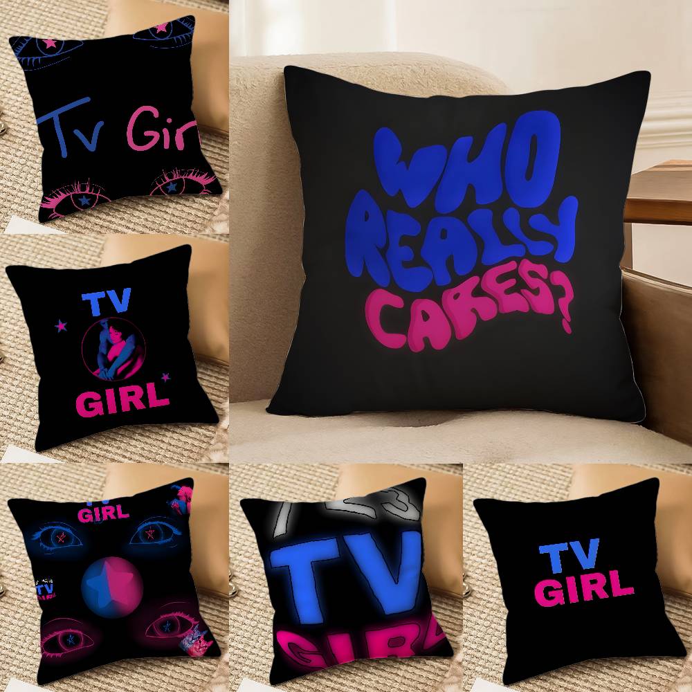 Горячая T-TV Девушка-MT Кому Действительно Не Все Равно Наволочка с Принтом Наволочка Гостиная Диван Подушка Чехол Декор Комнаты Спальни