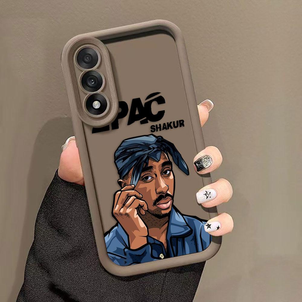 Чехол для телефона Rap 2pac-C T-Tupac Shakur для HONOR 600 400 90 LITE 300 200 70 50 20 10I 9X 8X PRO DIY Чехол Оболочка Funda Capa
