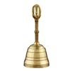 EdisonBrain Vajra Bell, Brass Buddhist Altar Item, Esoteric Buddhist Ritual Item, Pilgrimage Supplies, Temple Accessories, Small, 11cm Tall, Used In E