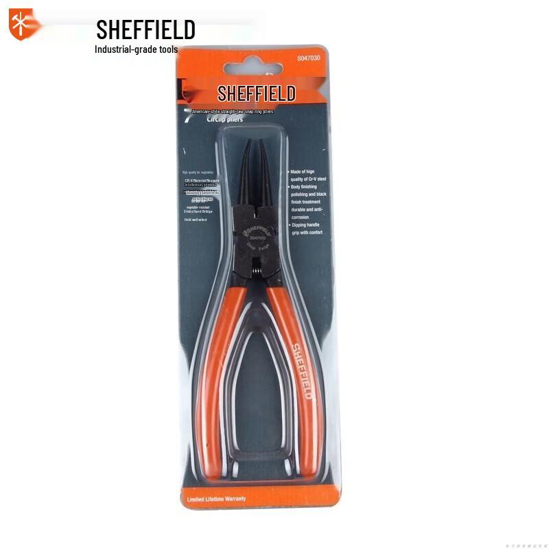 SHEFFIELD 7-inch Internal Straight Snap Ring Pliers
