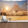 Egypt Travel Tapestry Wall Hanging Egyptian Sacred Pyramid History in Desert Nature SunshineHome Decor Tapestries Wall Blanket