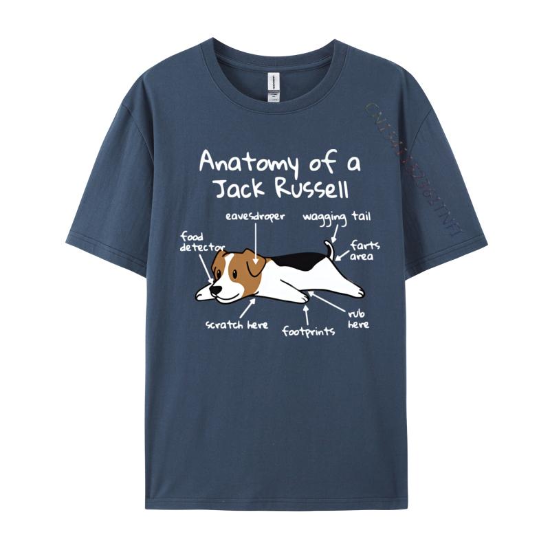 Anatomy Of A Jack Russell Terrier Funny Tshirt Hip Hop 3D Style Cotton Men Top Tshirts Fashion T Shirt Men