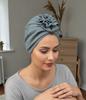 Klasyczny Turban Z Różą Mussa 022 Muślin Bawełniany Komfort I Styl
