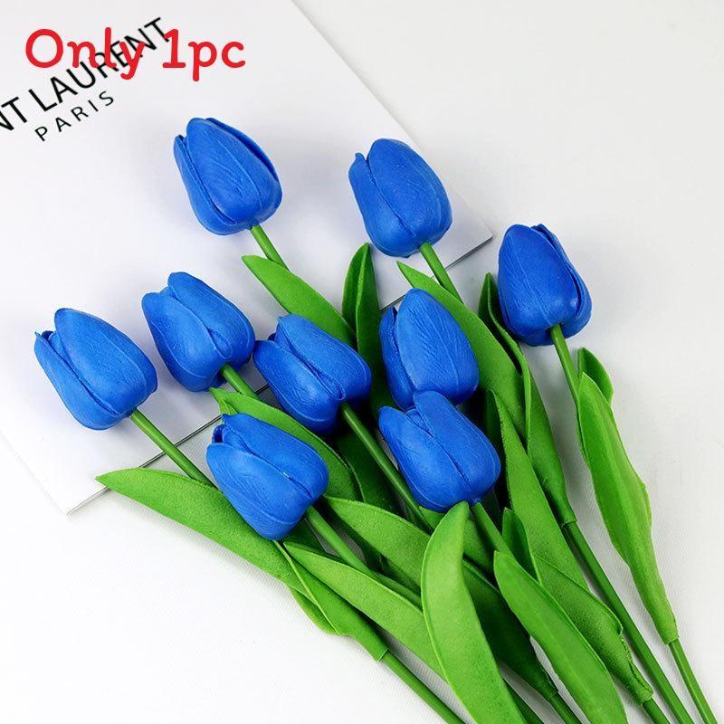 Тюльпаны Искусственные цветы ПУ Для Свадебного декора Домашний стайлинг Реквизит Фото