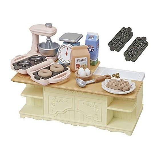 Sylvanian Families Furniture Island Kitchen C-423 ST Mark Certification Ages 3 up Toy Dollhouse EPOCH