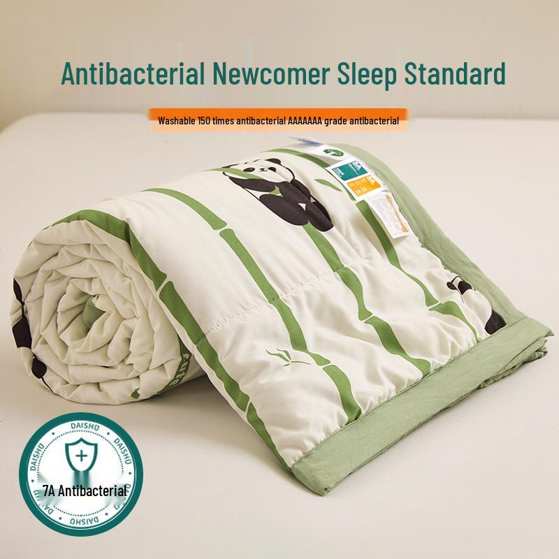 7A Antibacterial Summer Air Conditioner Quilt - Washable Cooling Cotton Quilt for Dorms and Students