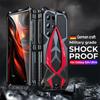 For Samsung Galaxy S26Ultra  S25Ultra S24Ultra S23Ultra S22Ultra Soft Silicone Matte Shockproof Cover Luxury Metal Full Protect Armor Case