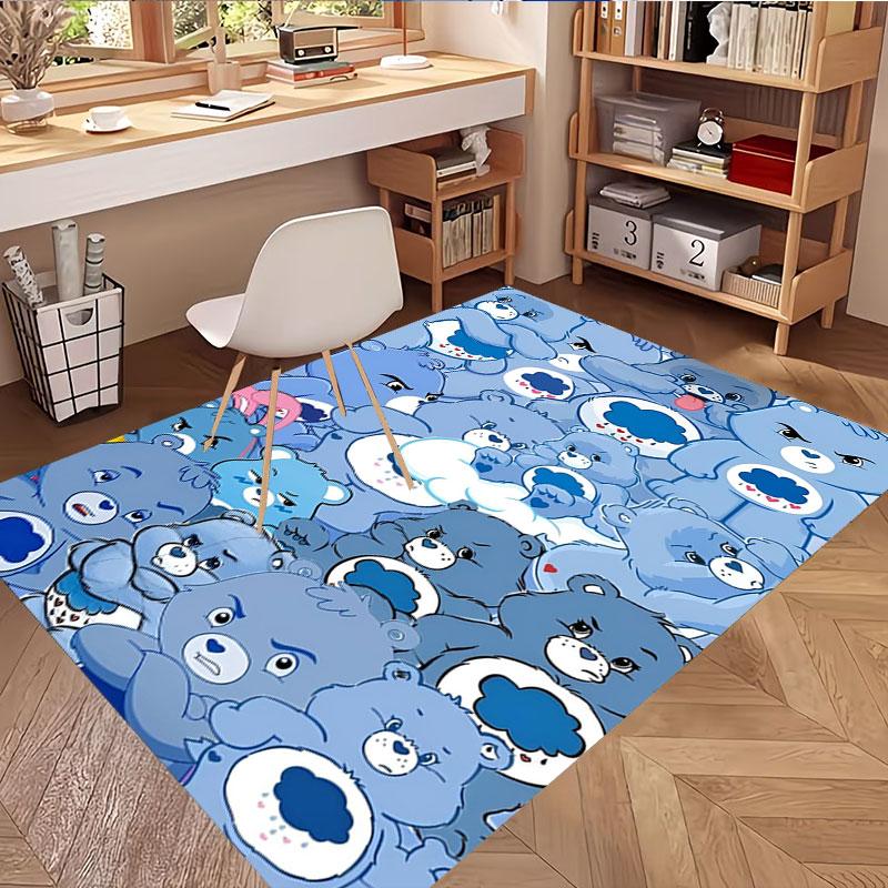 Care Bears Print Rug, Washable Floor Carpet, For Entryway Dorm Laundry Room Office Study, Home Decor Birthday Christmas Gift