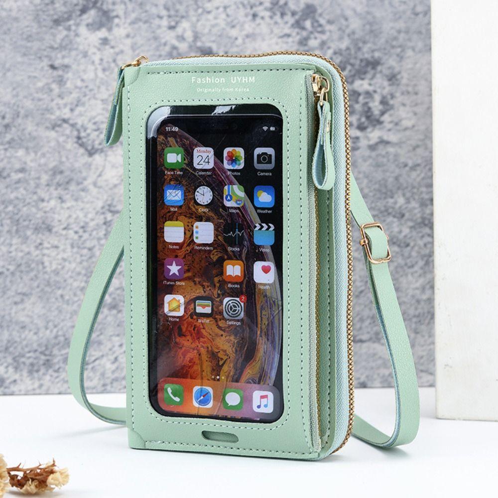 6 Colors Cell Phone Purse Large Capacity Women Wallet Girls Accessories Crossbody Phone Bag  Female