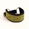Comfortable Soft Cosy Elegant Whippet Italian Greyhound Martingale Collar Width5.5cm  Gold/silve/red/green