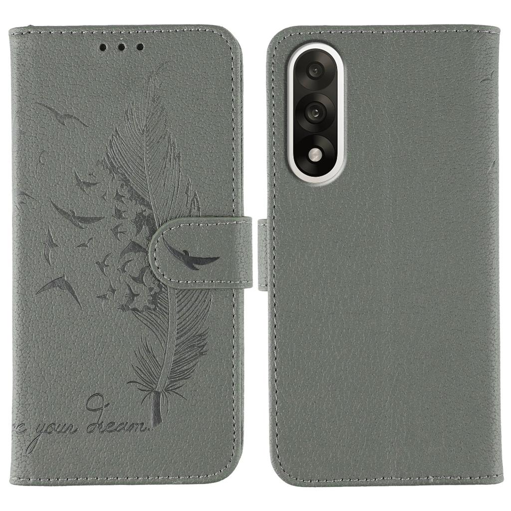 Для OnePlus Ace 5 Ultra 5G/Nord 5 5G Чехол с тиснением пера Кожаный кошелек Чехол для телефона