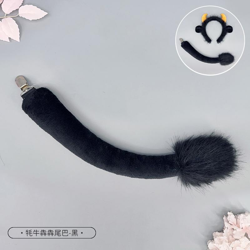 Source Halloween Animal Headgear Cute Plush Horn Headband Children's Scalper Ears Devil Headband